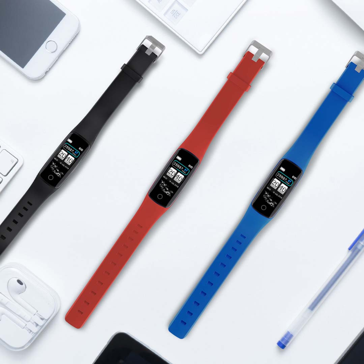 Sport Monitor Wrist Touch Fitness Tracker Smart Watch